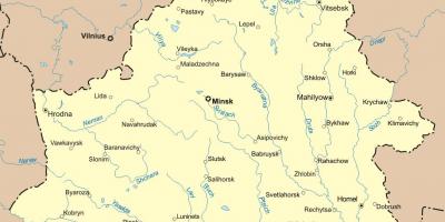 Карта на belorussia